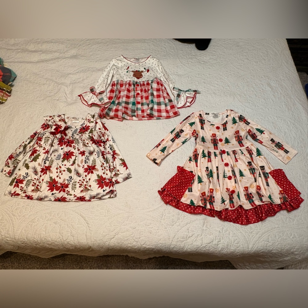 Festive Holiday Dress and Top Bundle